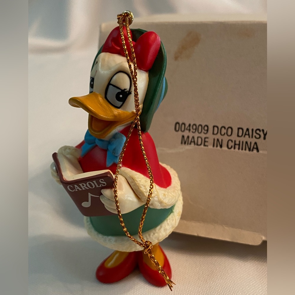 Vintage Walt Disney Christmas Ornament - Daisy Duck - in original box
